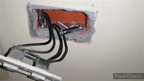 electrical box loose in wall|electrical box screw hole broken.